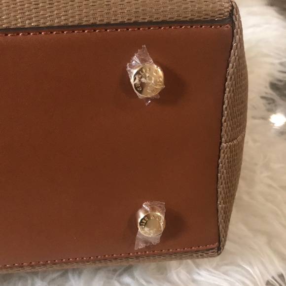 Charles & Keith -Accent Canvas Double Handle Bag ❤️❤️❤️ - Picture 11 of 14